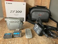 Videocámara Canon ZR200 Mini DV con caja + cargador CA-570 + accesorios segunda mano  Embacar hacia Argentina