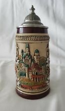 Neuschwanstein Castle German Beer Stein Mug 7.5" Cinderella's Black Forest, used for sale  Shipping to South Africa