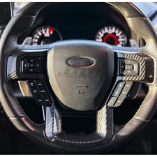 Capa de volante de carbono real para Ford F150 F-150 F250 F350 F550 Raptor 15-20 comprar usado  Enviando para Brazil