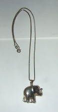 Sterling elephant necklace for sale  Scarsdale