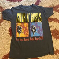 Camiseta Oficial Guns N’ Roses Use Your Illusion World Tour 1992 Tamanho Grande comprar usado  Enviando para Brazil