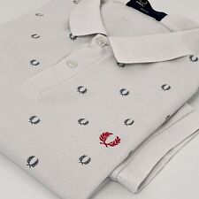 Fred perry white for sale  HORSHAM