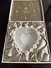 Belleek heart shaped for sale  LYMINGTON