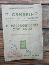 Manuali hoepli canarino usato  Torino