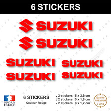 Stickers suzuki rouge d'occasion  Nantes-