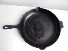 Le Creuset French Blue Ski1let Fry Pan #30 12"  No Lid Cast Iron Enamel for sale  Shipping to South Africa