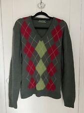 Wool argyle green for sale  UK