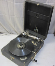 Antiguo Paillard Modelo 302 Gramófono Portátil Maleta Reproductor de Gramófono segunda mano  Embacar hacia Argentina