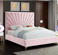 upholstered bed queen modern for sale  Brooklyn