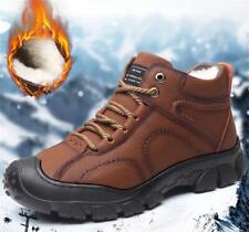 Used, Mens Fur Lined Waterproof Work Shoes Hiking Winter Snow Boots Walking warm for sale  Shipping to South Africa