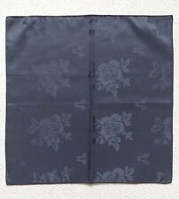 Pack Of 6 Black Napkins Serviettes 55cm Sq Damask Party Easycare Quality NEW for sale  Shipping to South Africa