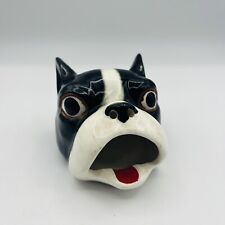 Cenicero/cuchara de cerámica vintage Boston Terrier  segunda mano  Embacar hacia Mexico
