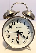 Reloj de mesa Big Ben clásico de acero inoxidable de 4" de diámetro por 6" de alto  segunda mano  Embacar hacia Argentina