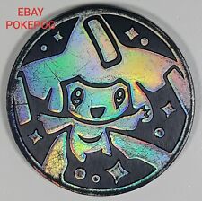 2004 JIRACHI R5 Pokemon Coin Token Silver Rainbow Holofoil Ø 30mm for sale  Shipping to South Africa