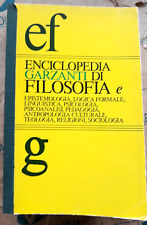 Enciclopedia garzanti filosofi usato  Genova