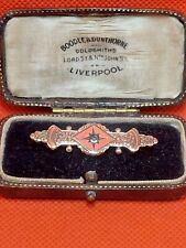 Victorian pinchbeck brooch for sale  WIGAN
