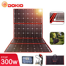 300w folding portable mono solar panel solar modules +12V controller charge controller, brukt til salgs  Frakt til Norway
