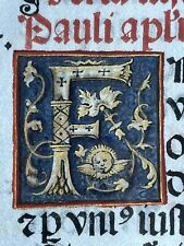 Medieval illuminated manuscrip for sale  HARROW