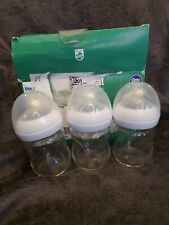Philips Avent 3pk Glass Natural Baby Bottle with Natural Response Nipple - Cl... for sale  Shipping to South Africa