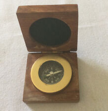 Brass navigation compass for sale  NORWICH