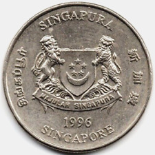 Used, 1996 Singapore 20 Cents KM#101 (Calliandra surinamensis) Used Ref.AB-189 for sale  Shipping to South Africa