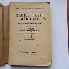 1936 radiesthesie medicale. d'occasion  Saint-Agrève