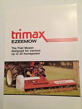 Trimax ezeemow flail for sale  UK