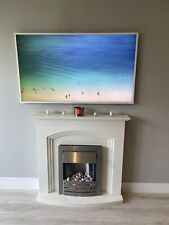 Freestanding fireplace white for sale  SOUTH CROYDON