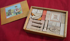 Vintage German Wooden Building Block Set for sale  Shipping to South Africa