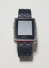 Usado, Smartwatch digital Pebble 401S pulseira preta caixa de aço inoxidável - NÃO TESTADO comprar usado  Enviando para Brazil