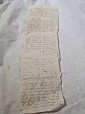Hand written page for sale  WELLINGBOROUGH