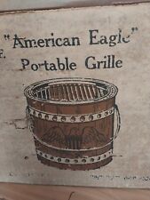 Vintage Prestige Products AMERICAN EAGLE PORTABLE GRILL, Original box, Tailgate., used for sale  Shipping to South Africa