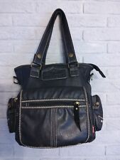 Sac cuir noir d'occasion  Loon-Plage