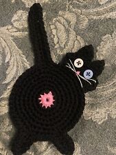 Crochet peeking cat for sale  COLDSTREAM