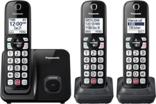 Panasonic Cordless Phone with Advanced Call Block, Bilingual Caller ID Black , used for sale  Shipping to South Africa