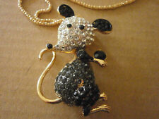 Pendentif souris noire d'occasion  Rothau