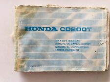 Honda cd200t 1984 for sale  MILTON KEYNES