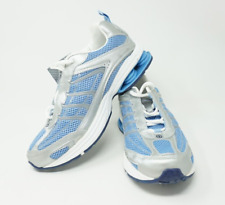 Vintage Spalding Propel Athletic Shoes Couro Lace-up Mulher Tamanho 10 Branco Azul comprar usado  Enviando para Brazil