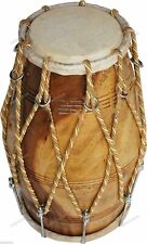 Usado, Tradizionale Indiano Strumento Musicale Corda Folk Dholak/Dholki Con Custodia comprar usado  Enviando para Brazil