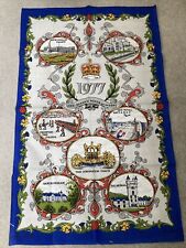 silver jubilee tea towel for sale  WOODBRIDGE