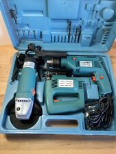 Combo Power Tool Corded Set Hammer Drill, Angle Grinder, Jig Saw W/Case for sale  Shipping to South Africa