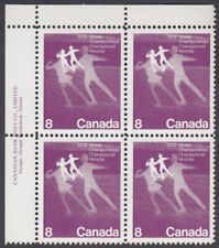 Canadá - #559 Bloque de placas de patinaje artístico - Estampillada sin montar o nunca montada segunda mano  Embacar hacia Argentina