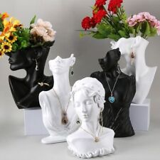 Resin Mannequin Head for Necklace Earring Display Stand Jewelry Organizer Holder for sale  Shipping to South Africa