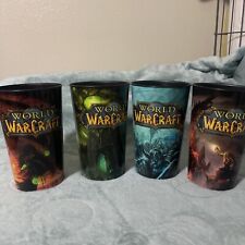 Conjunto completo de 4 World Of Warcraft AM/PM 32 Oz. Copos de plástico WOW edição limitada (A comprar usado  Enviando para Brazil