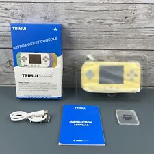 Consola de juegos portátil Trimui Smart Retro amarilla tarjeta de 64 GB, caja abierta segunda mano  Embacar hacia Argentina