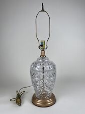 Crystal table lamp for sale  Evansville