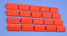 LEGO 20 X Ladrillos de Techo Ladrillo Inclinado Azulejos de Techo Rojo Pendiente 45 2x4 3037 segunda mano  Embacar hacia Argentina