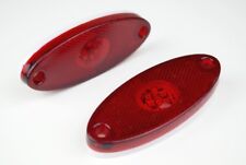 12v oval red for sale  Shipping to Ireland