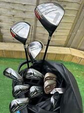 *Mens R/H Taylormade Full Golf clubs set, Irons, Driver, Rescue, Putter + Bag*, used for sale  Shipping to South Africa