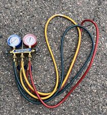 Yellow Jacket Test & Charging Manifold Gauges- 2 Valve + 3 Hose Valves-HVAC-2019, used for sale  Shipping to South Africa